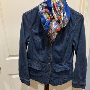 Charter Club tailored jeans jacket. M